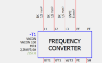 Absicherung eines Frequenzumrichters - Leitungsbemessung.