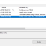 Eplan Electric P8: Systemmeldung: Fehler beim Laden des Arbeitsbereiches